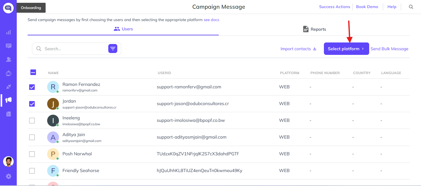 Campaign Messaging