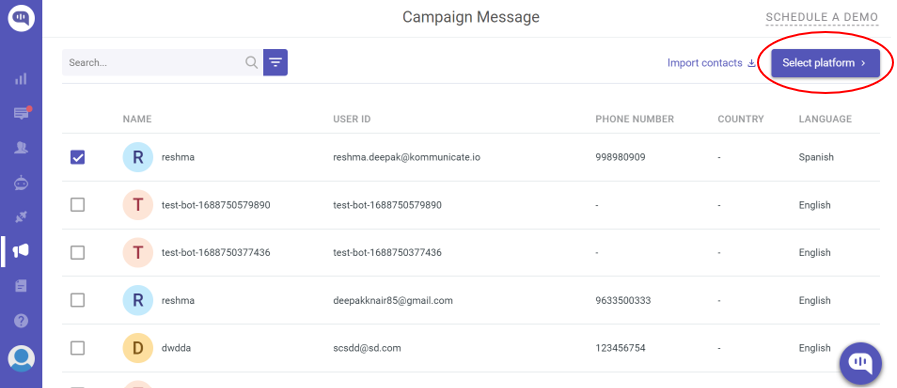 Campaign Messaging