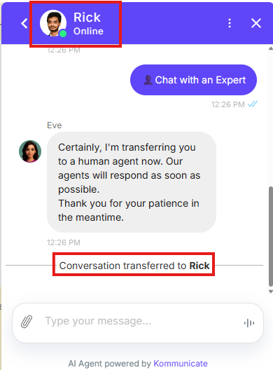 Talk to Human