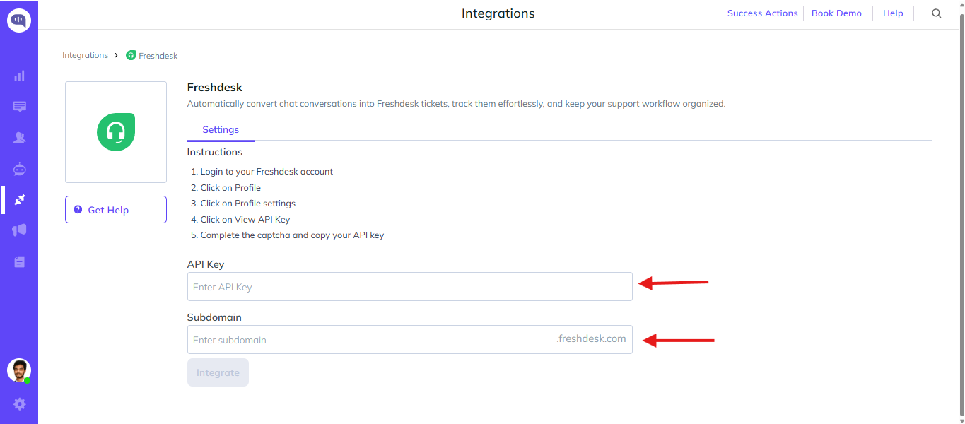 Freshdesk-Integration