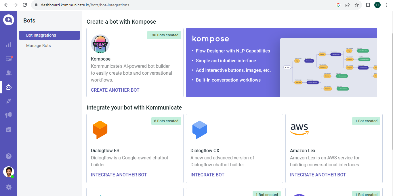 Kompose bot builder