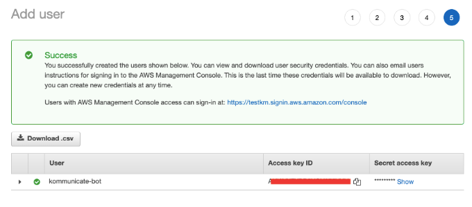 Lex Integration Developer Docs Kommunicate