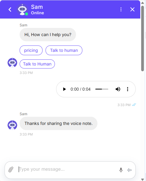 Voice Note