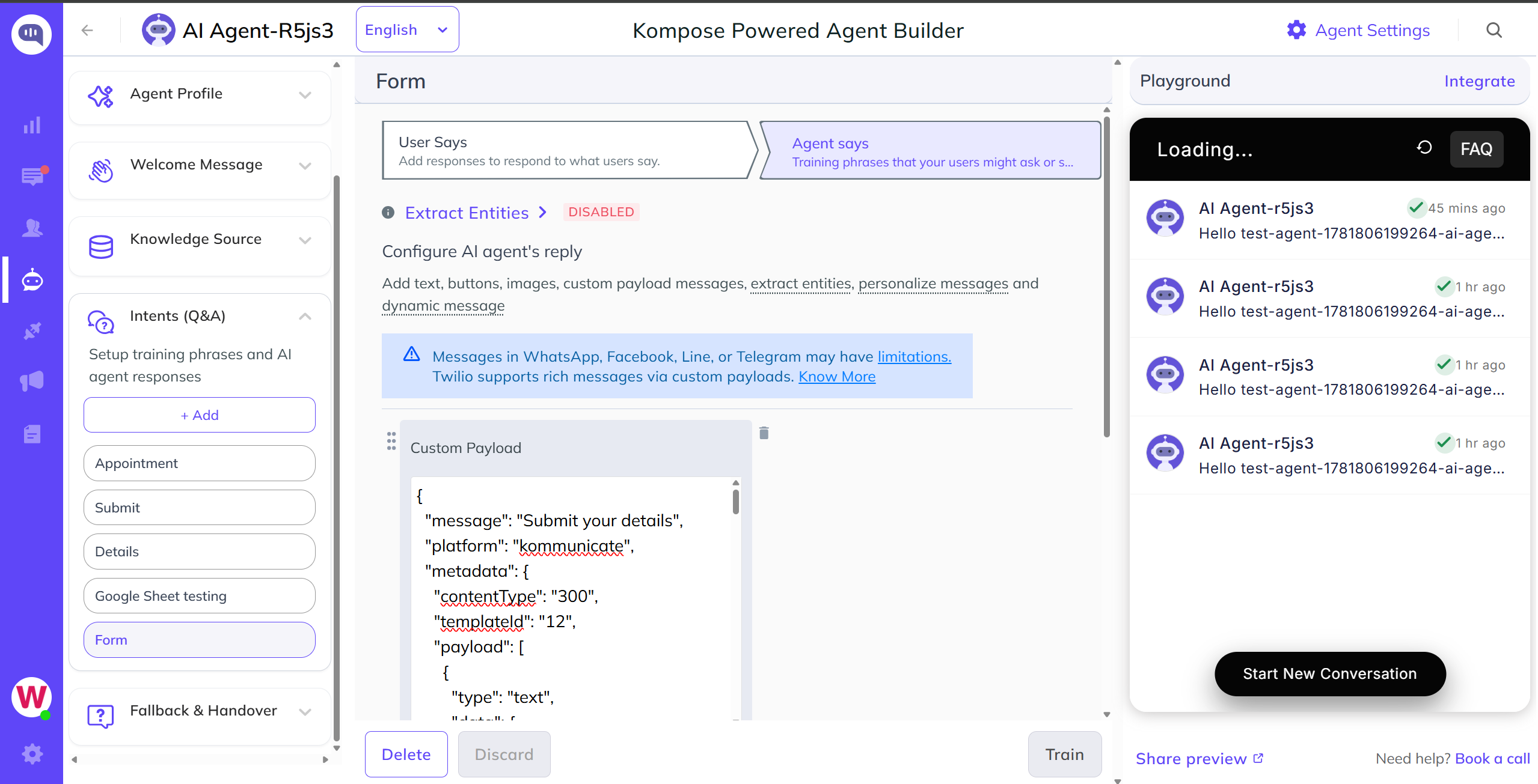 Kompose Google Sheet Integration