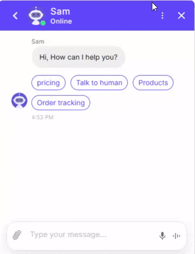 Hide Rich Message Buttons