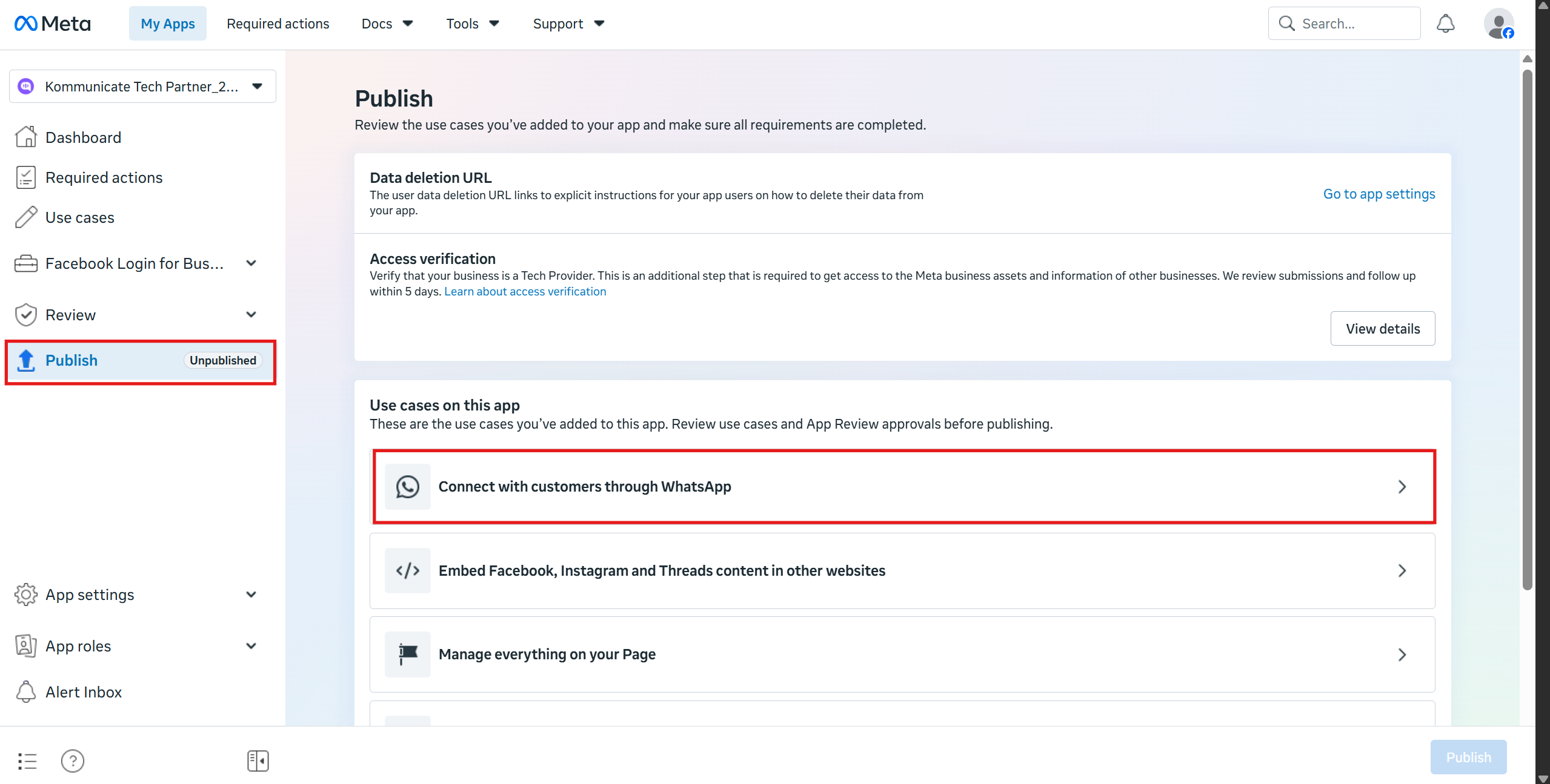 Publish App