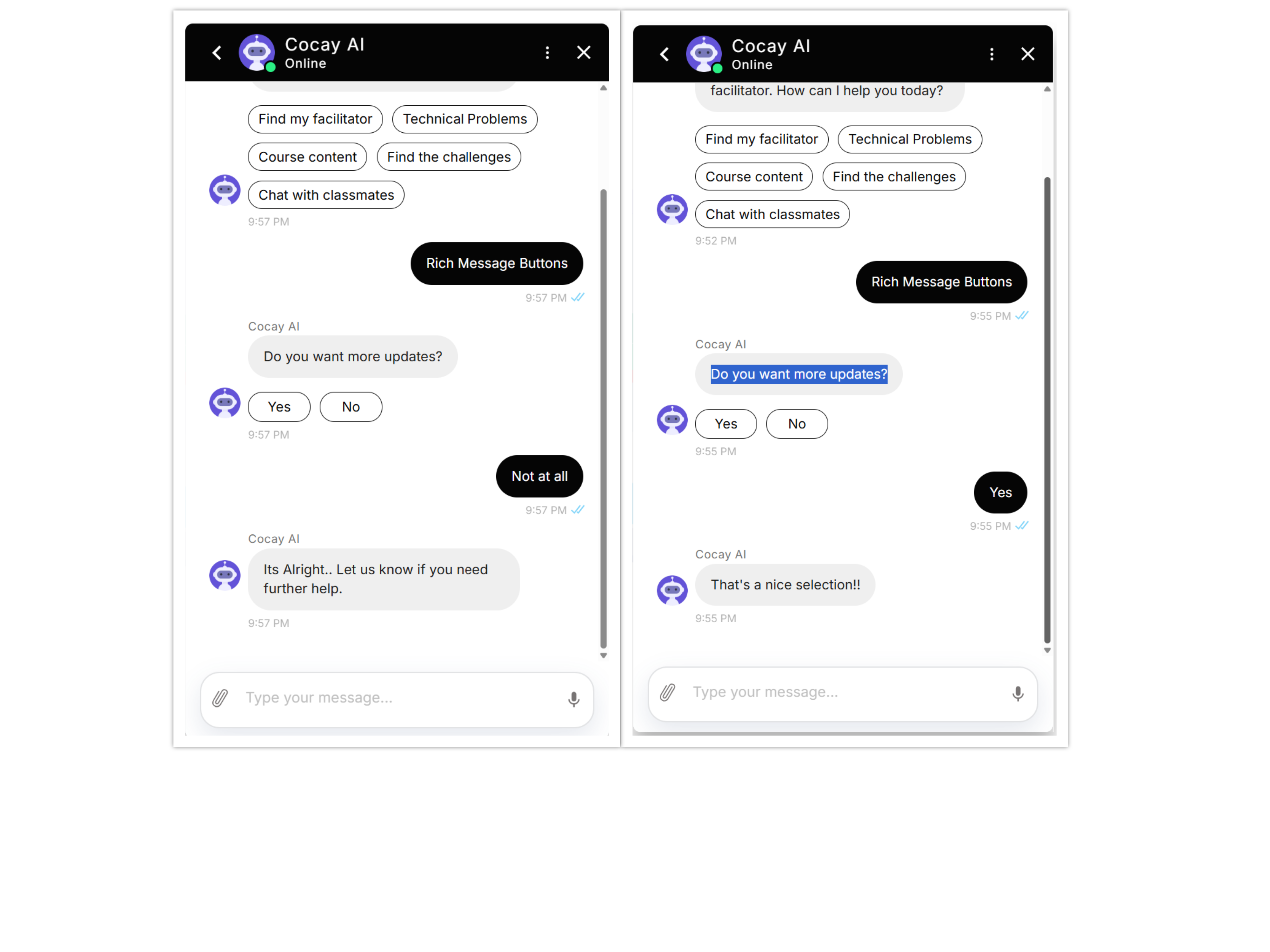 Suggested Replies