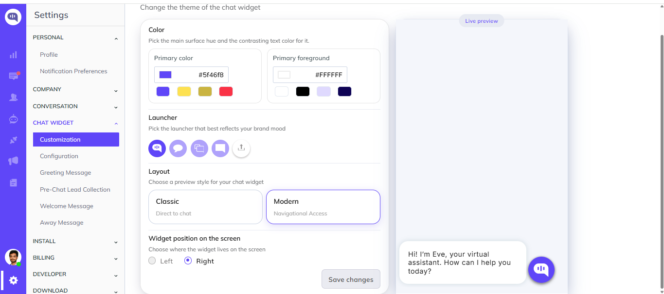 Chat_Widget_Customization