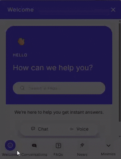 Web chat icon